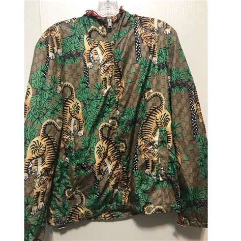 SS17 Gucci Bengal Tiger Print Windbreaker 